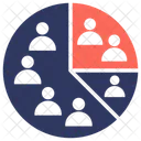 Kundensegment Statistik Bevolkerung Symbol