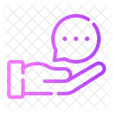 Kundenservice Hilfe Hand Icon
