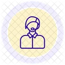 Kunden Vertreter Symbol