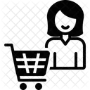 Kundin Kunde Kaufer Symbol