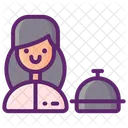 Kundin Kundenbetreuung Technischer Support Symbol