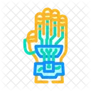 Erweitert Hand Realitat Symbol