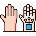 Künstliche Hand  Symbol