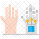 Künstliche Hand  Symbol