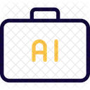 Koffer für künstliche Intelligenz  Icon
