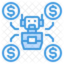 Künstliche Intelligenz Roboter  Symbol