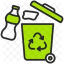 Plastikeimer Mulleimer Recycling Symbol