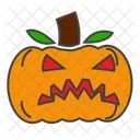 Lacheln Halloween Gruselig Symbol