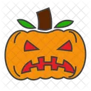 Lacheln Halloween Gruselig Symbol