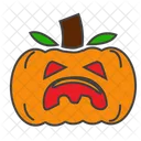 Lacheln Halloween Gruselig Symbol