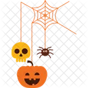 Halloween Wohnung Symbol