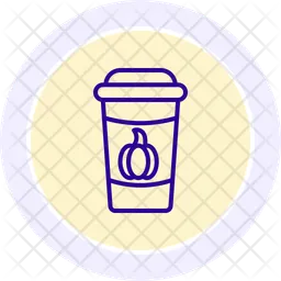 Kürbisgewürz Latte  Symbol