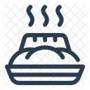 Kurbiskuchen Dessert Gewurzt Symbol