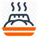 Kurbiskuchen Dessert Gewurzt Symbol