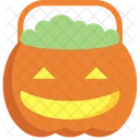 Kurbis Topf Halloween Symbol