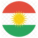 Kurdish Kurdistan Flag Icon