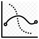 Kurve Graph Diagramm Symbol