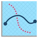 Kurve Graph Diagramm Symbol