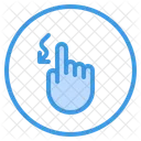 Kurve Finger Geste Symbol