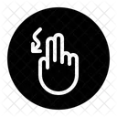 Kurve Finger Geste Symbol