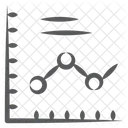 Kurvendiagramm Datendiagramm Geschaftsdiagramm Symbol