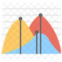 Kurvendiagramm Parabeldiagramm Verteilungsdiagramm Symbol