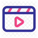 Kurzes Video  Symbol