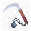 Kusarigama Tool Weapon Icon