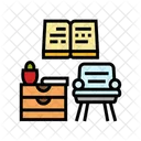 Gemutlich Machen Buch Symbol