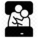 Kuscheln schlafen  Symbol