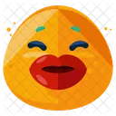 Kuss Emoji Gesicht Symbol