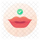 Pusten Kussen Lippen Symbol