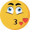 Kuss Emoji Emoji Gesicht Symbol