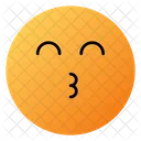 Kussgesicht Emoji Gesicht Symbol