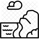Kuste Meer Haus Symbol