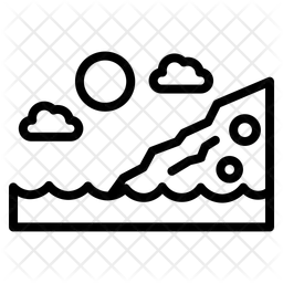 Küste  Symbol