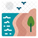 Küstenweg  Symbol