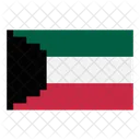 Kuwait Flag Nation Icon