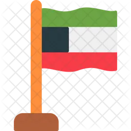 Kuwait Flag Ícone