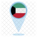 Kuwait Location  Icon