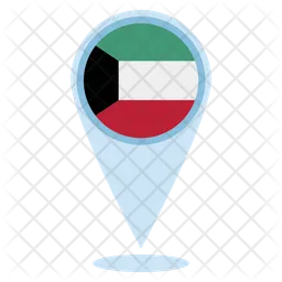 Kuwait Location Flag Icon