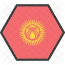 Kyrgyzstan Asian Country Icon