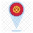 Kyrgyzstan Location  Icon