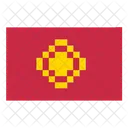 Kyrgyztan Flag Nation Icon
