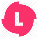 L Alphabet Letter Icon