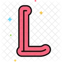 L L Letter Alphabet Icône