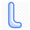 L Buchstabe Alphabet Buchstabe Icon