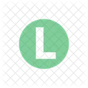 L Alphabet Letter Icon