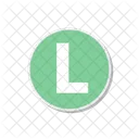 L Alphabet Letter Icon