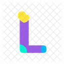 L Alphabet Letter Icon